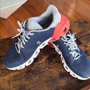 On Running Men's Sneakers - Navy and Red